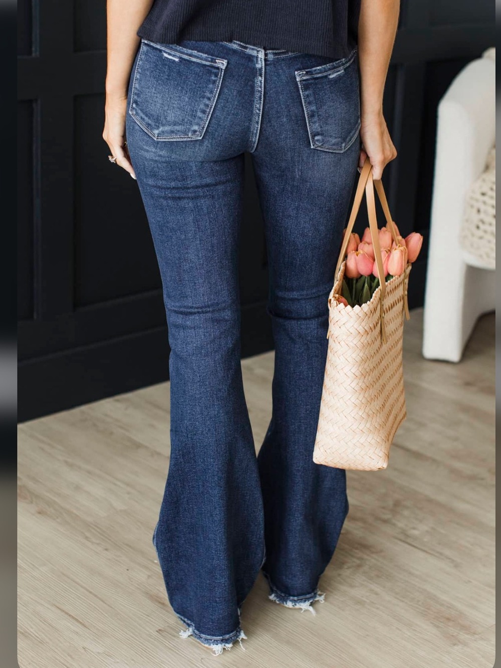 New Lovervet by Vervet High Rise Flare Jeans - Picture 3 of 8